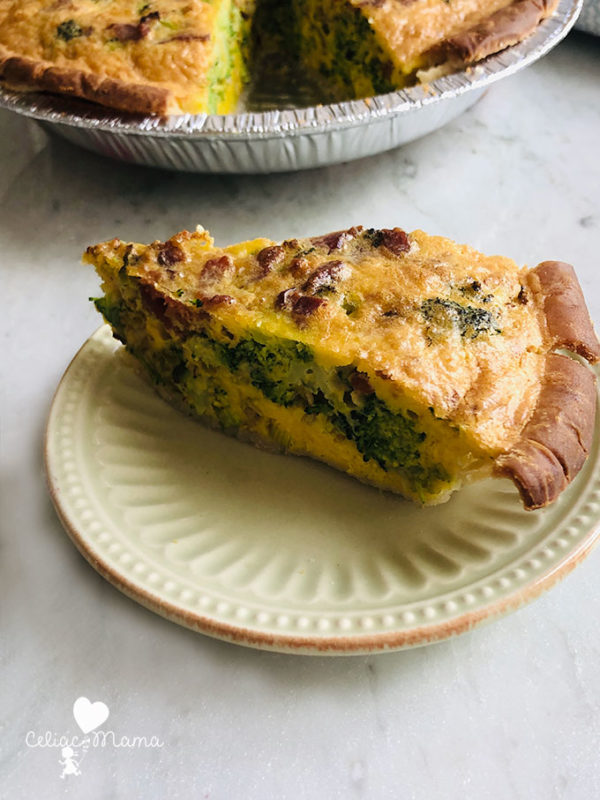 Bacon and Vegetable Quiche (Gluten Free, Dairy Free) - Celiac Mama
